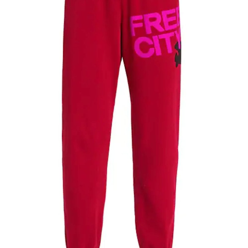 Freecity -SUPERFLUFF LUX OG sweatpant-Red